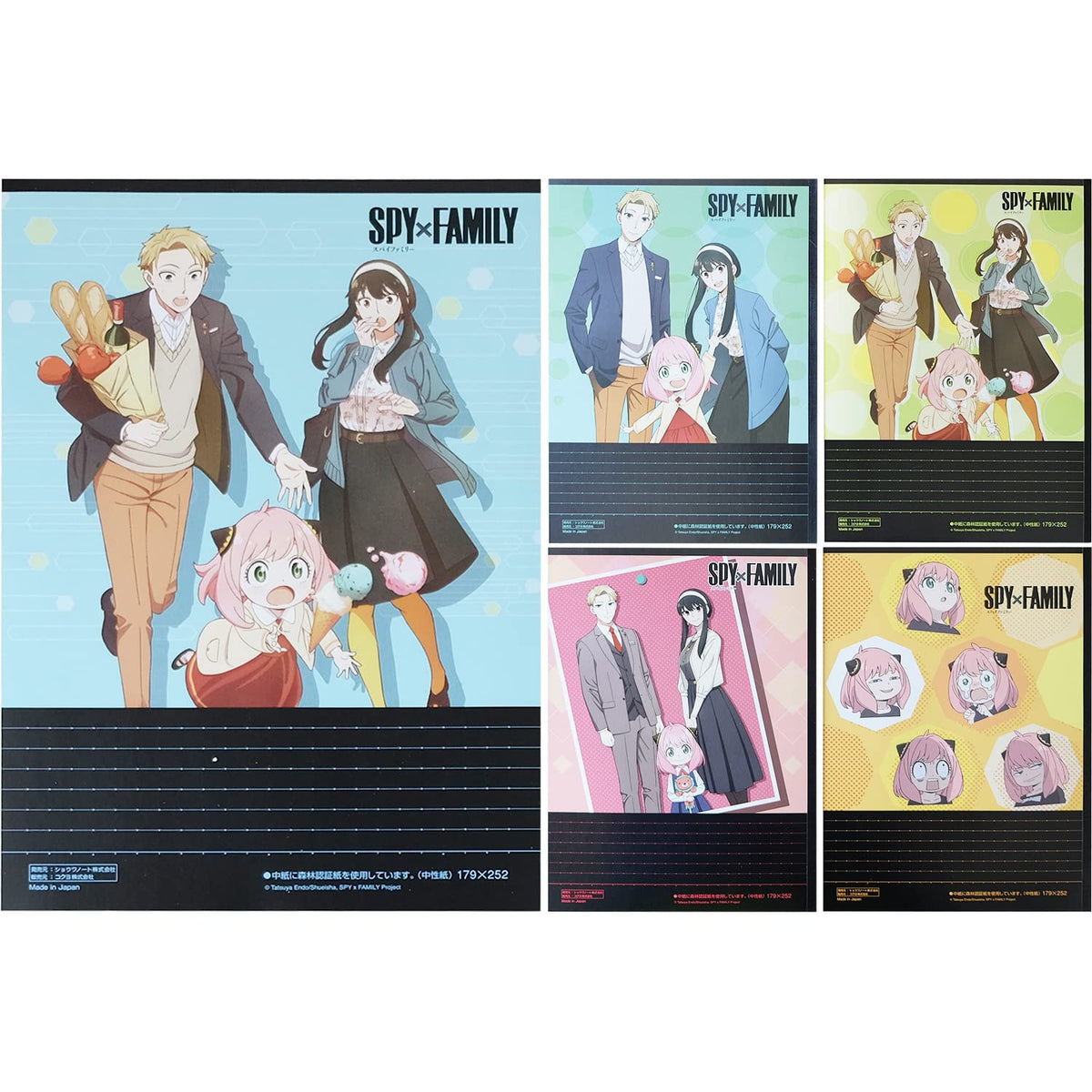 KOKUYO B5 Composition Notebooks, 5 Pack Campus Comp Book with Dot 7mm Ruled