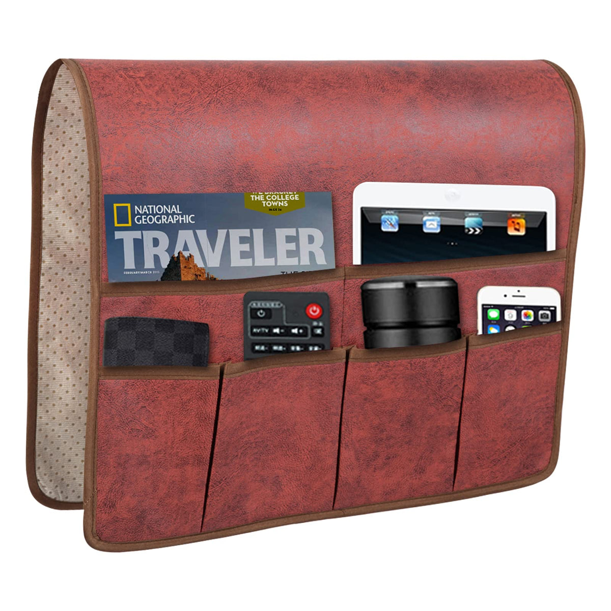 HAOMAIJIA Sofa Armrest Organizer, Remote Control Holder for Recliner Couch