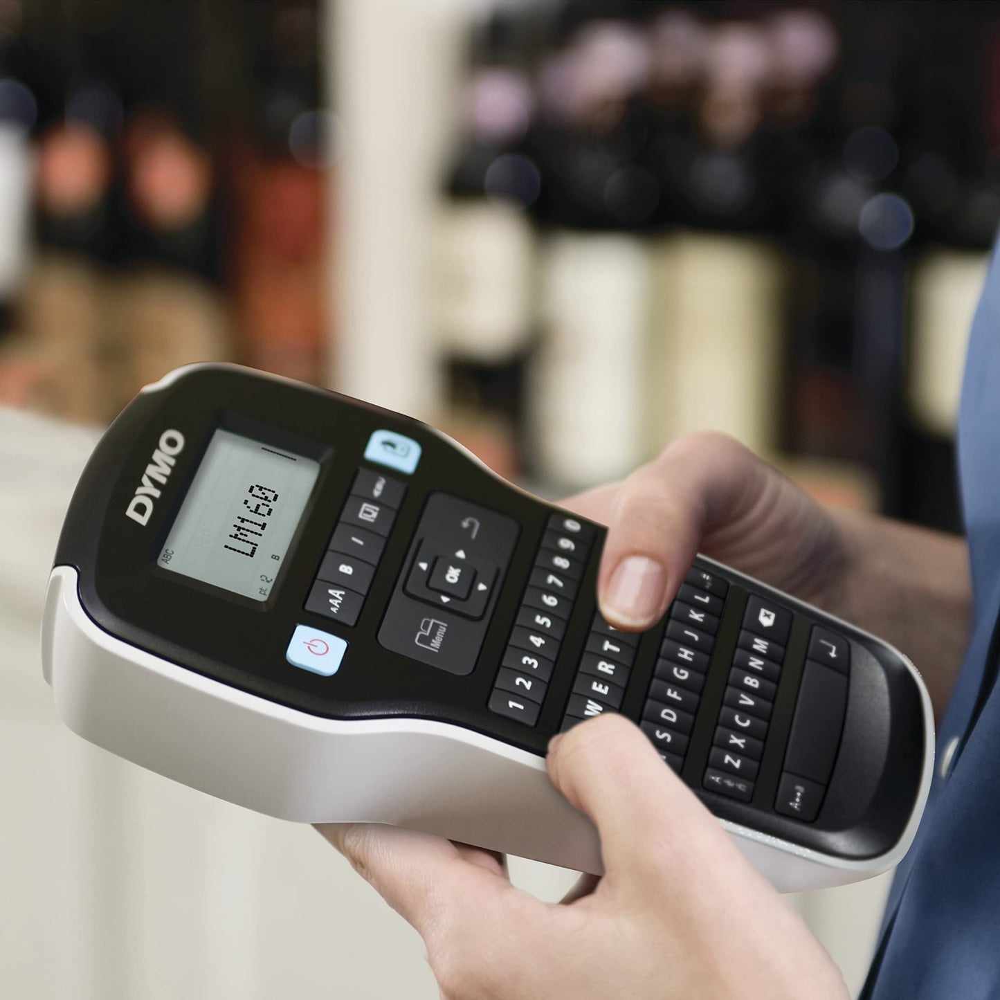 DYMO Label Maker LabelManager 160 Portable Label Maker, Easy-to-Use, One-Touch Smart Keys, QWERTY