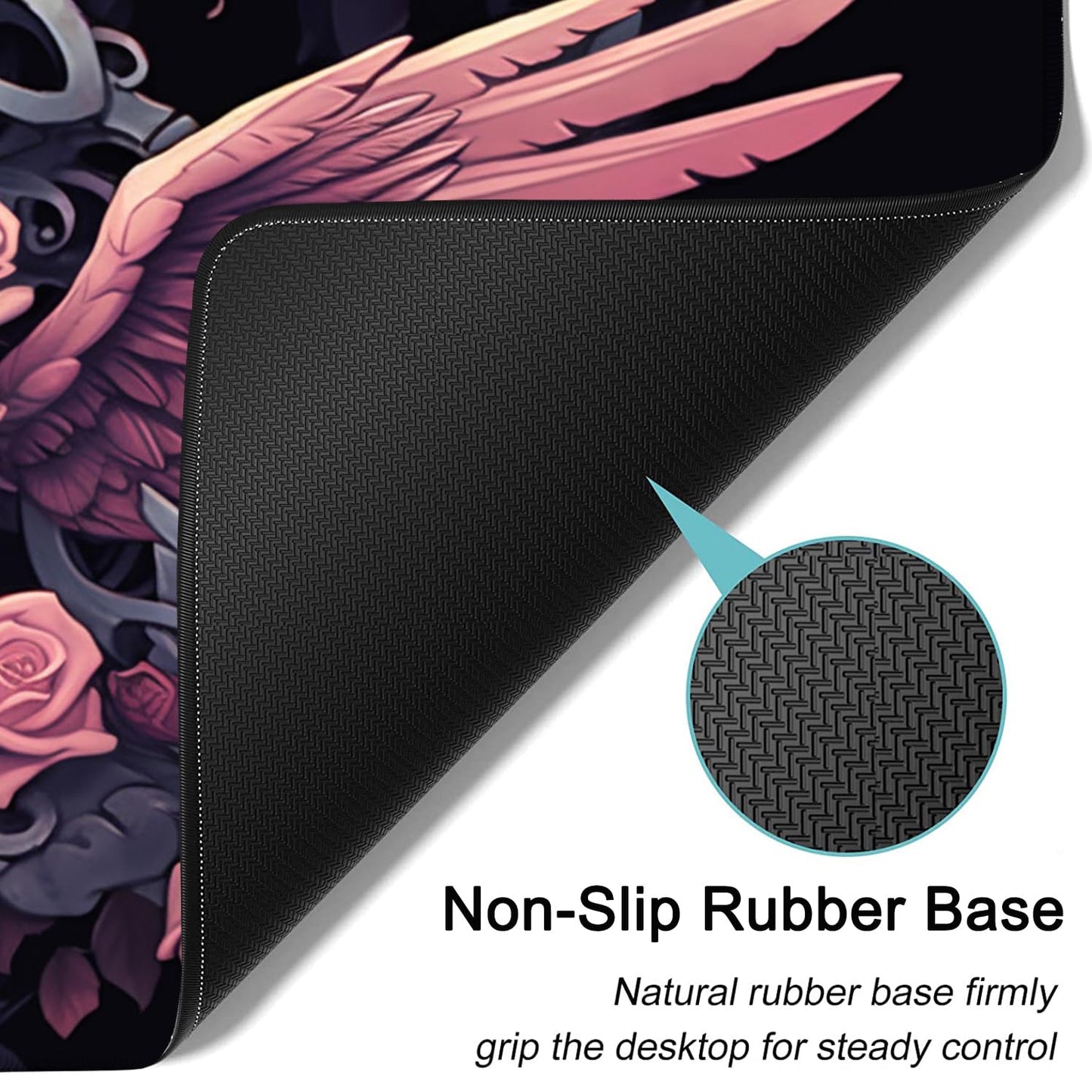 Large Mouse Pad, 31.5 x 11.8in Extended Gaming Mouse Pad with Stitched Edges, XXL Mousepad