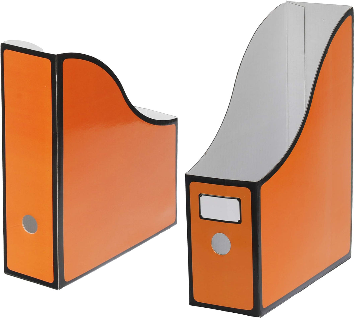 Simple Houseware 6-Pack Cardboard Magazine File Holder Box, Multicolor