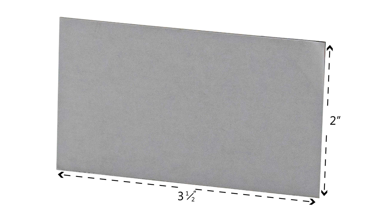 500 Pack 2”x 3.5" Magnetic Business Card Magnet Stick On Adhesive Backing Magnetize Metal Surface