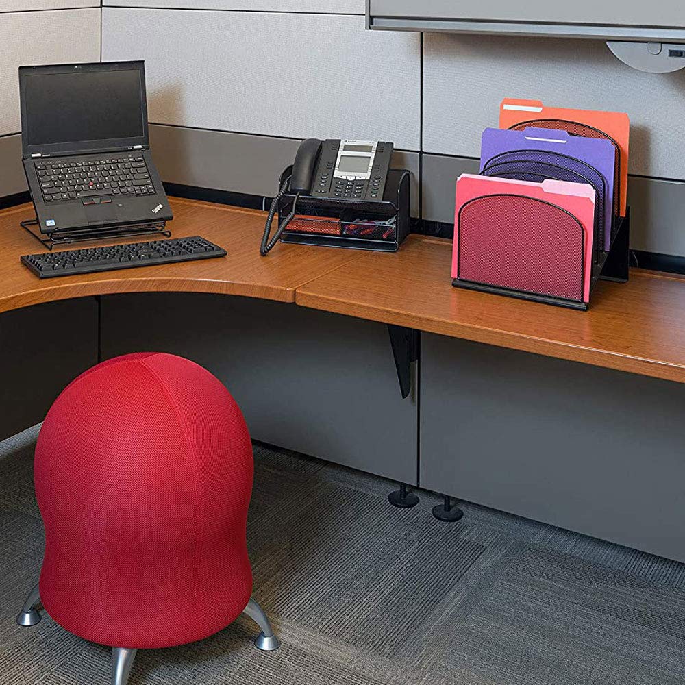 Safco Onyx Desk Organizer, 8 Tiered Vertical Compartments, Office and Classroom Mailbox , Paper and