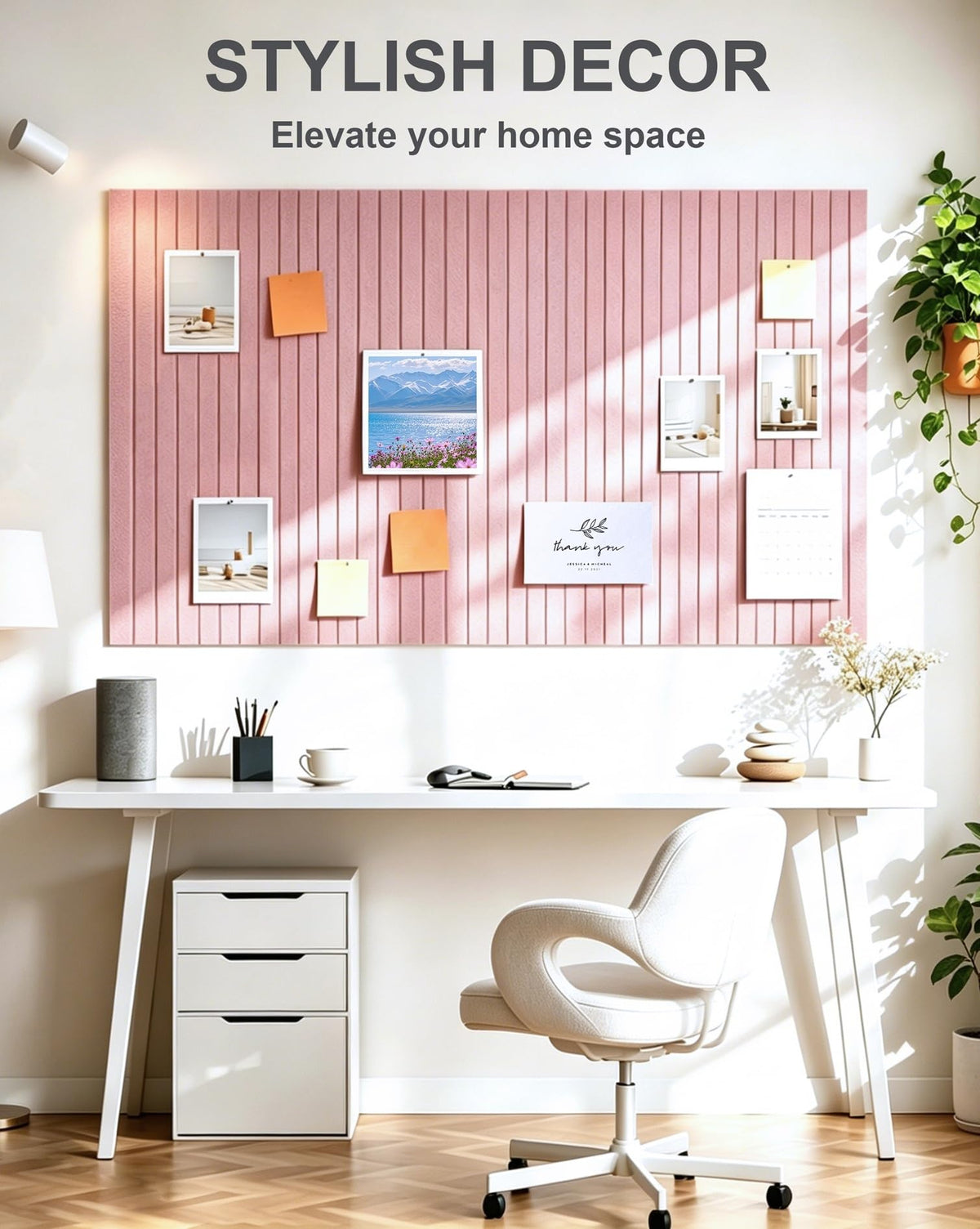 G Gamit 0.47" Thick Felt Pin Board 48"x36" Large Cork Board Alternative 12 Pack 11.81"x11.81"Felt