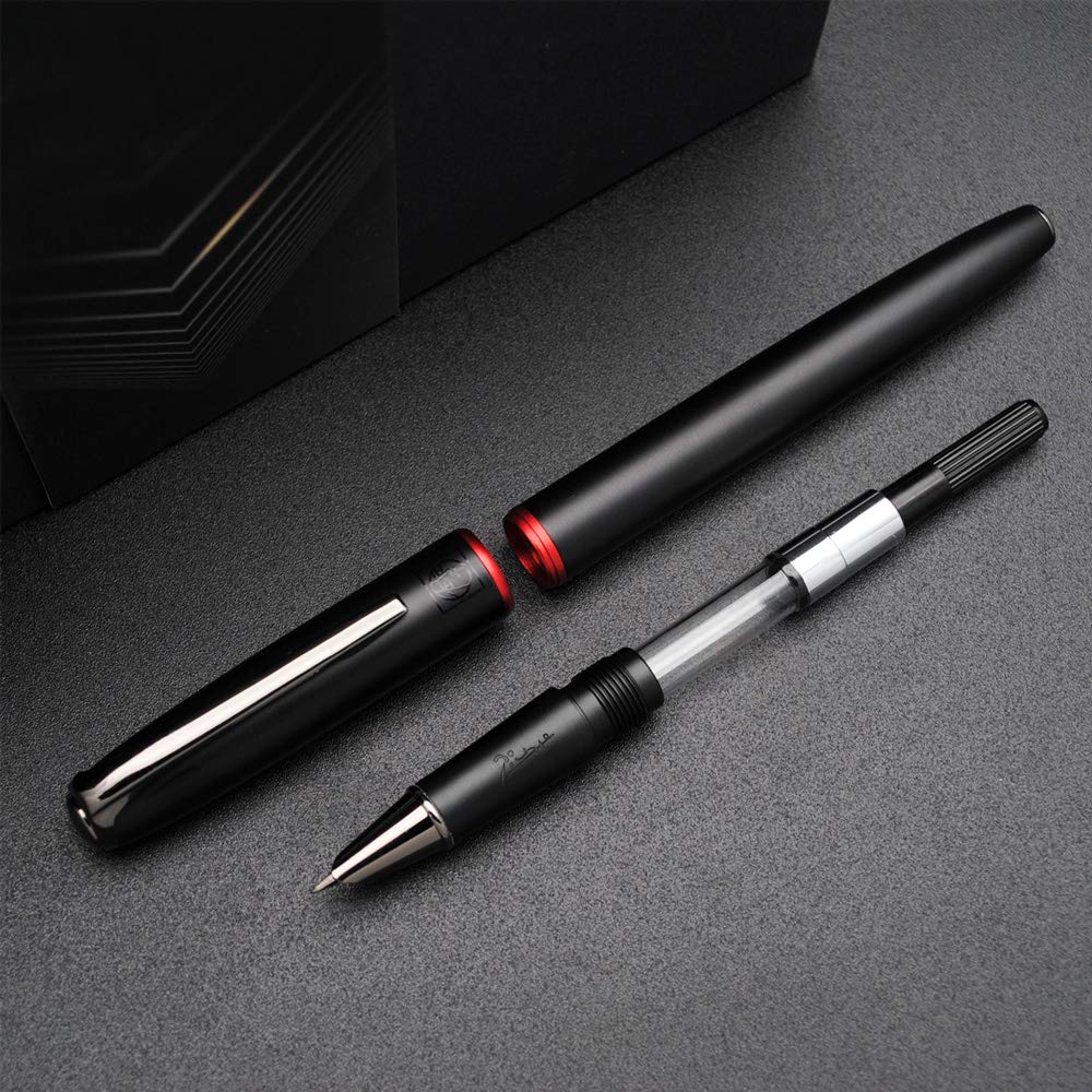 czxwyst Picasso 916 Malage Fountain Pen Original Box New Version (Dawn Red, Ultrafine Accounting EF