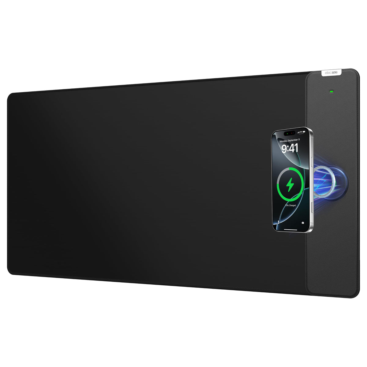 Magnetic Wireless Charging Mouse Pad, 31.5"x15.8" Large Desk Mat