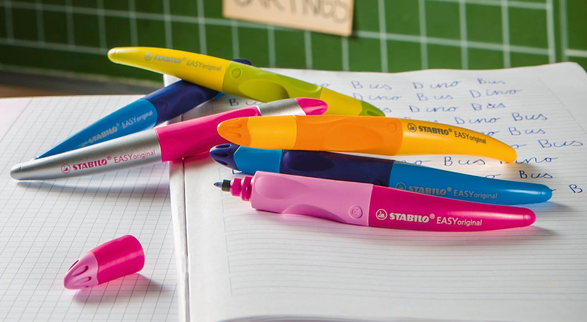 STABILO Ergonomic Rollerball EASYoriginal Holograph - Right-Handed - Pack of 1 - Magenta