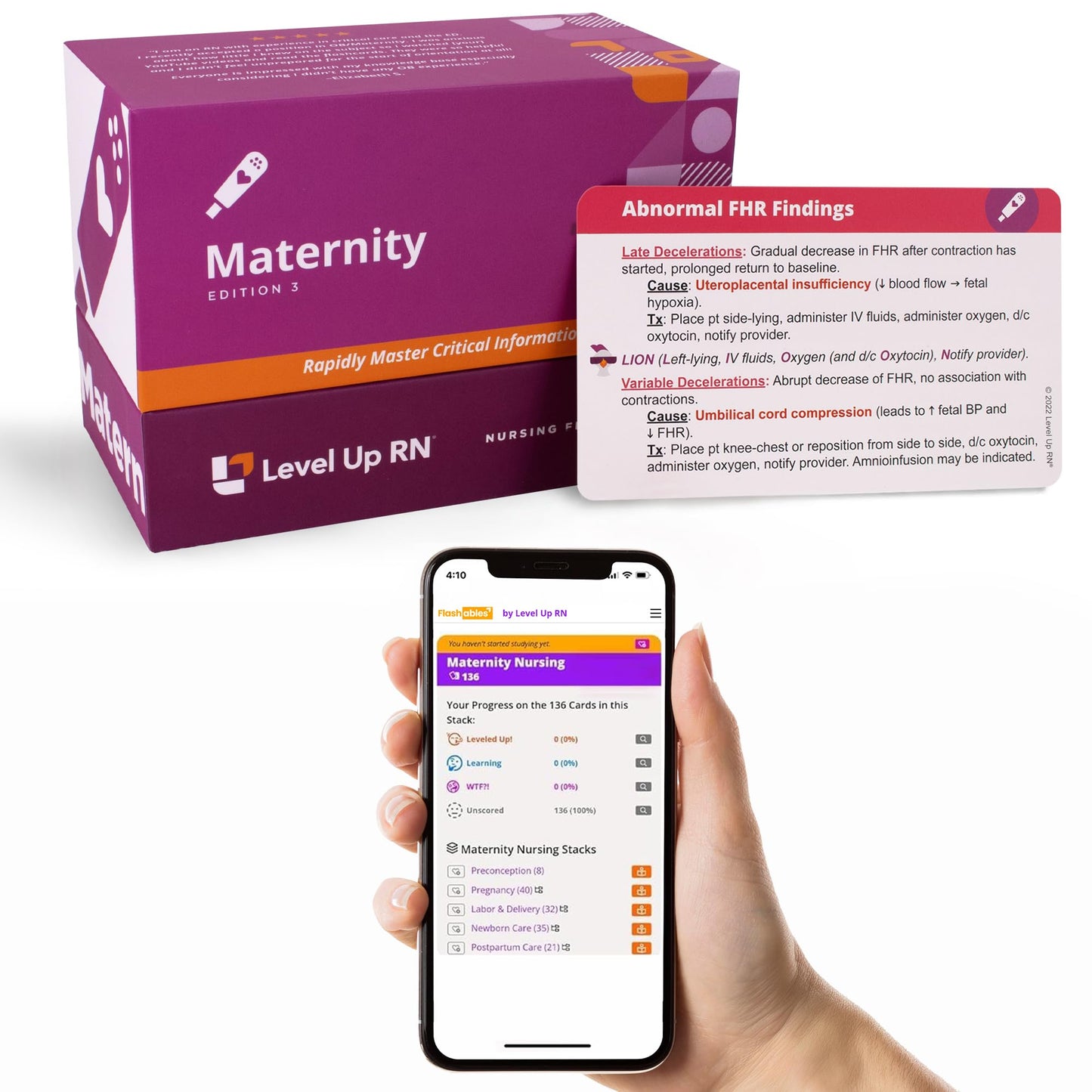 Maternity Flash Cards – No Fluff – Only Essential Info for Nursing School – 2026-2027 NCLEX ATI