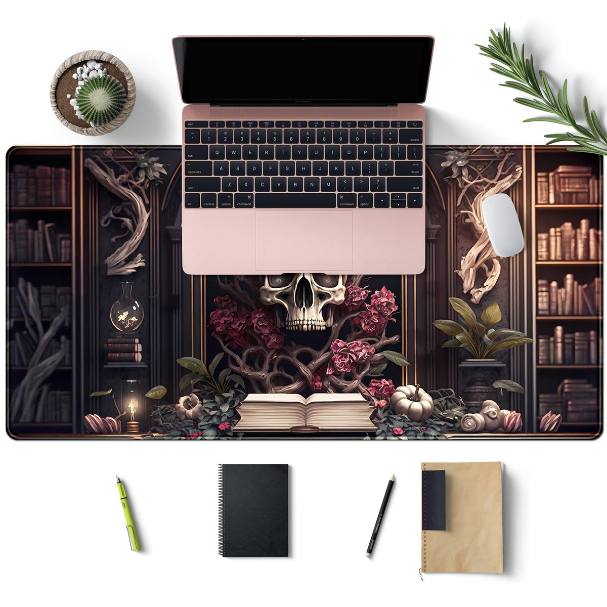 CYZFF Gothic Large Mouse Pad XXL Desk Pad Gaming Mousepad Extended Keyboard Mat 31.5 x 15.7 in