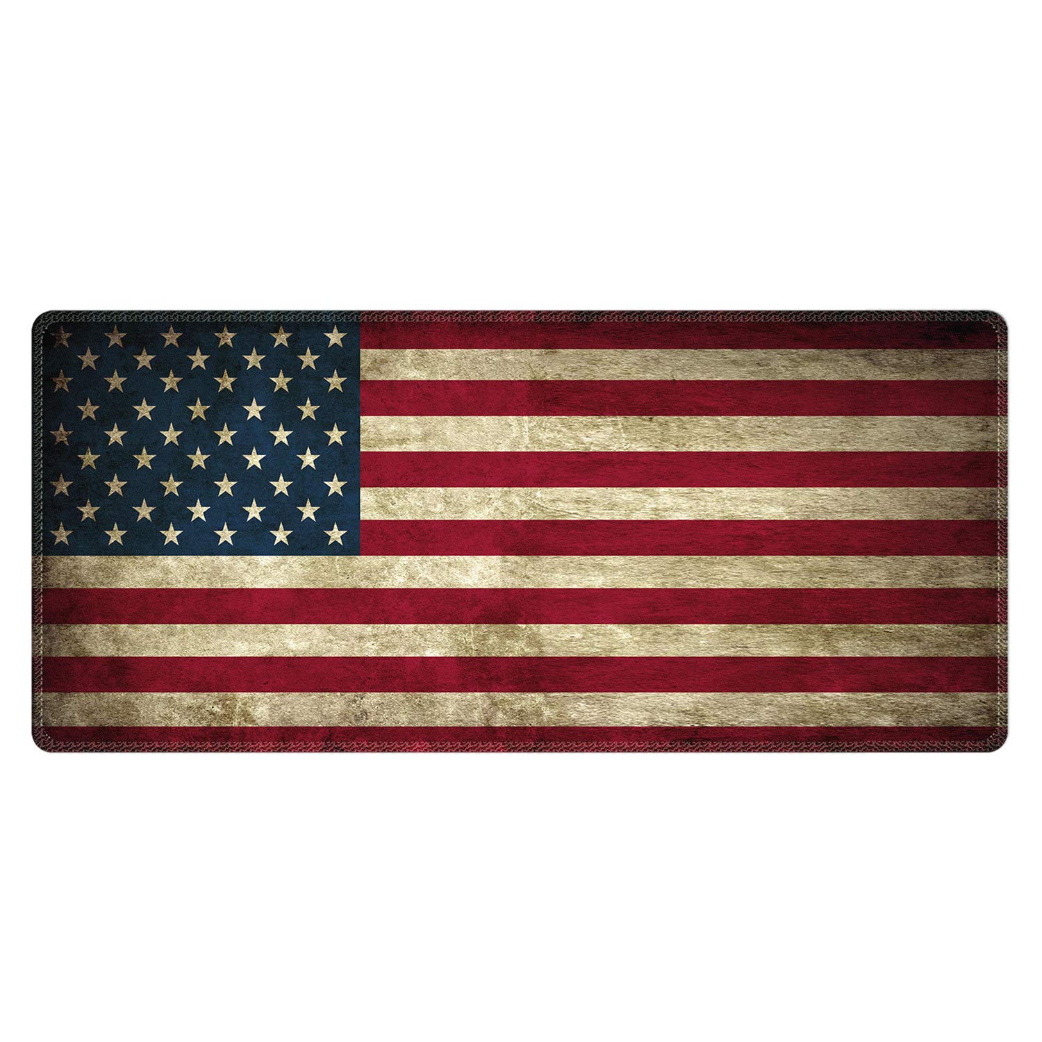 Meffort Inc Extra Large Extended Gaming Desk Mat Non-Slip Rubber Pads Stitched Edges XXL Mouse Pad