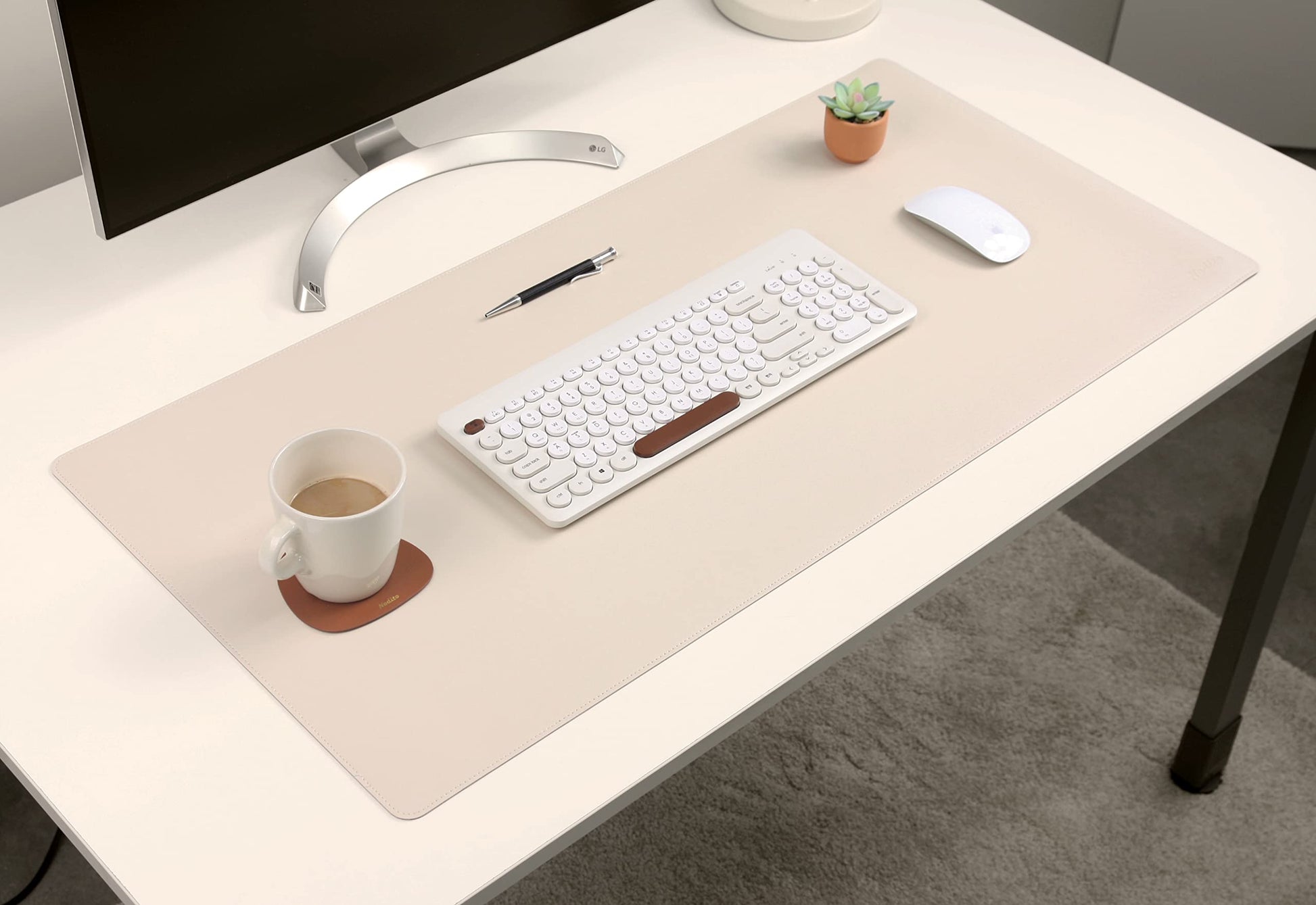 NODITO Dual-Sided Leather Desk Pad,Blotter for Laptop Computer,Mouse Pad,Writing,Drawing,Arts and