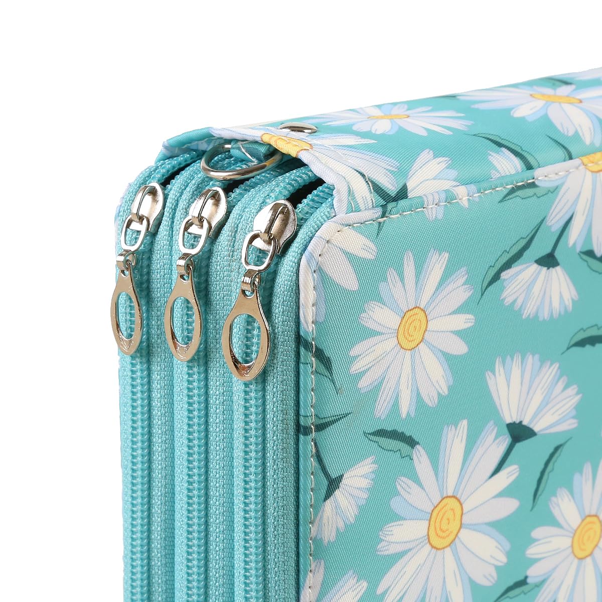 Lbxgap 124 Slots Pencil Case Organizer w/Removal Handle Strap
