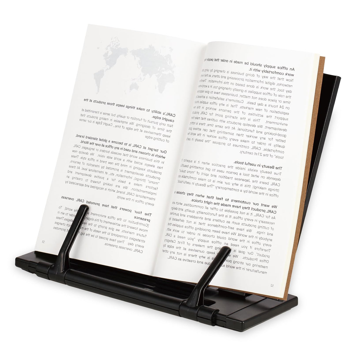Carl BKS-820-K Book Stand, Bookstand, Black