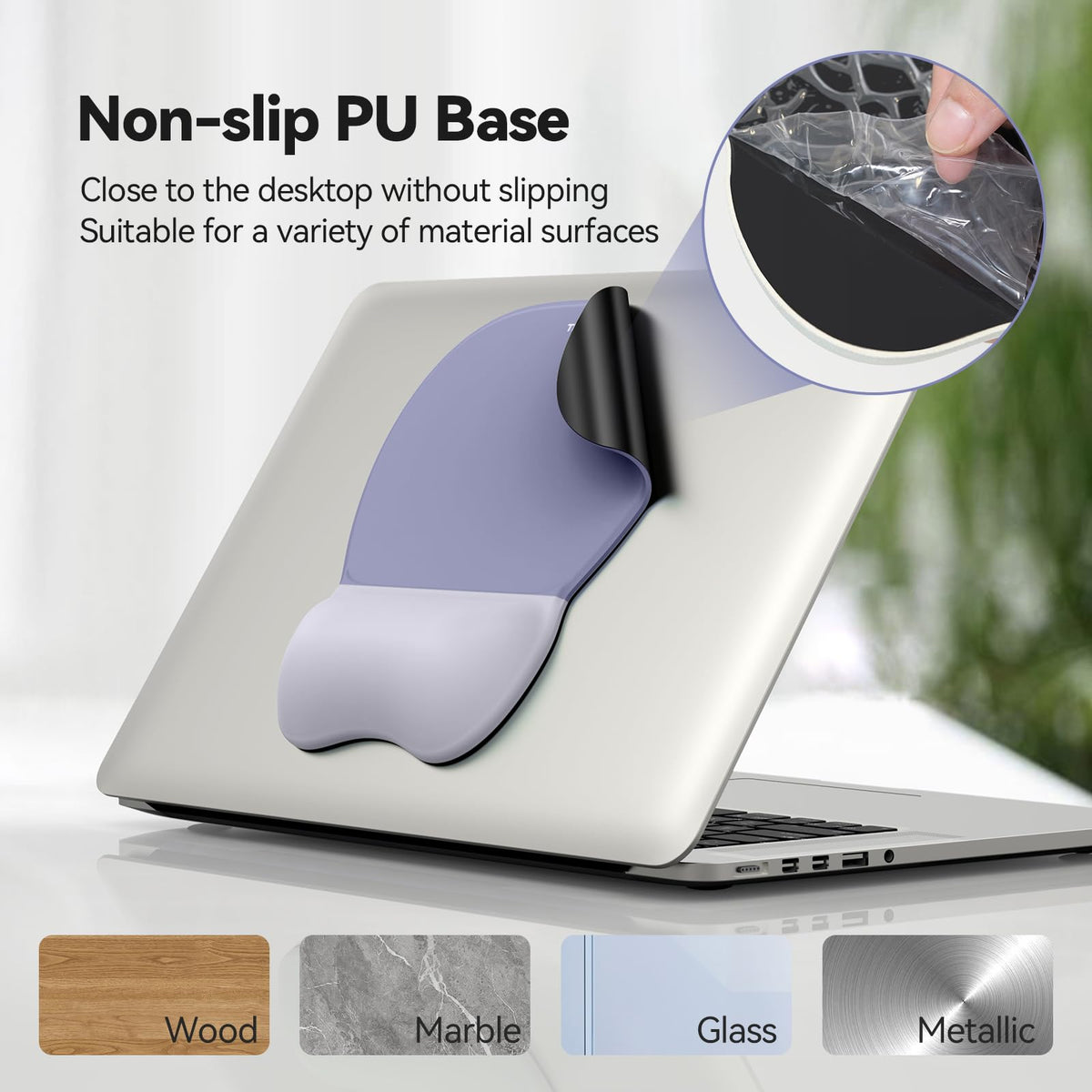 TECKNET Gel Ergonomic Mouse Pad & Keyboard Wrist Rest & Coaster