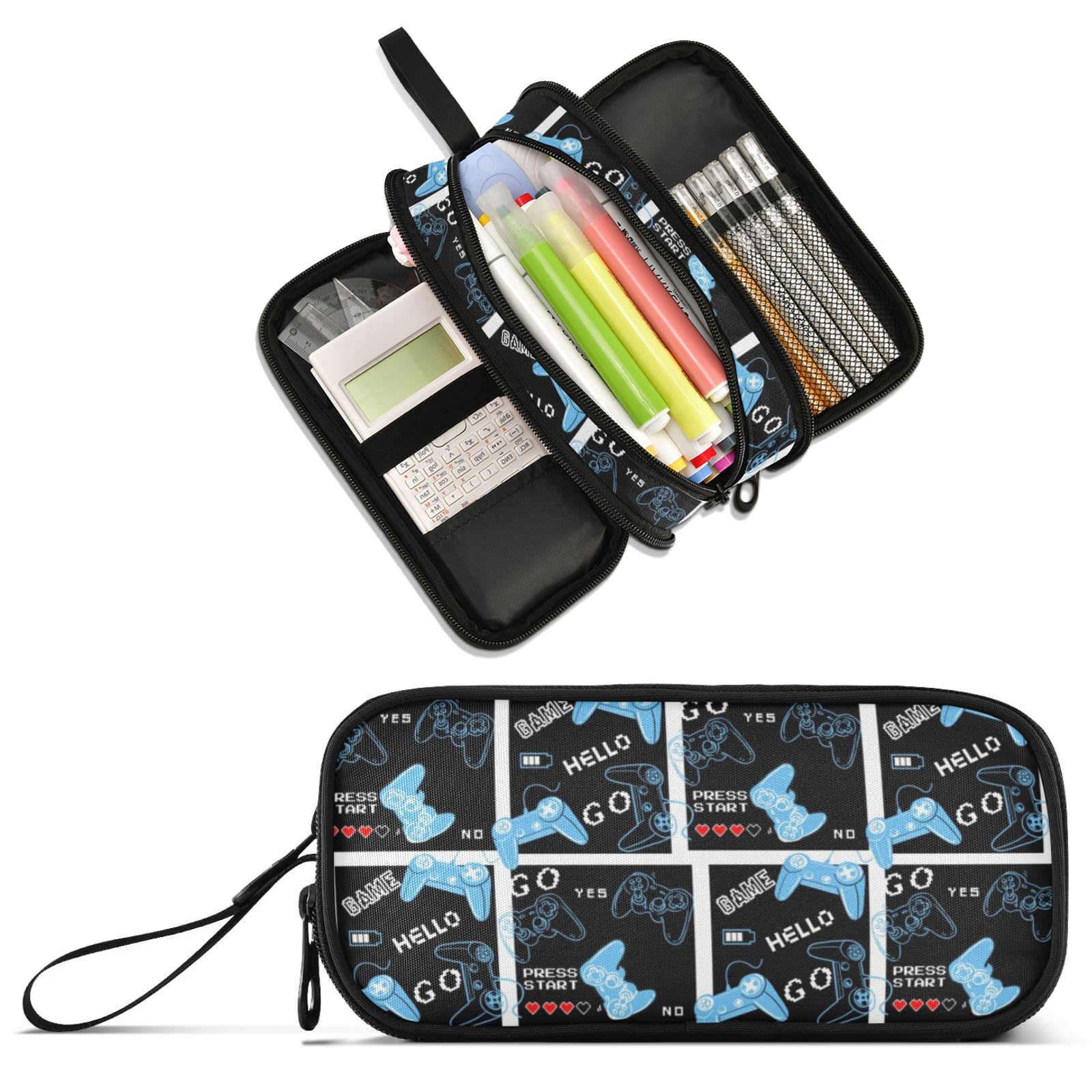 XUWU Game Large Capacity Pencil Case Pencil Pouch Pen Box