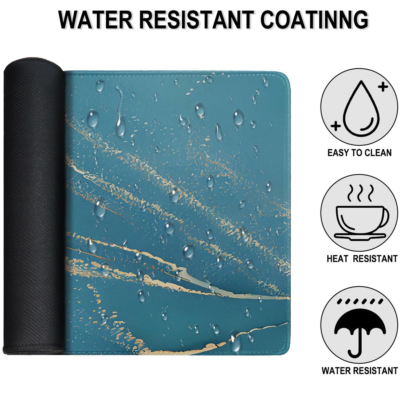 Large Gaming Mouse Pad, 31.5" x15.7" Large Mat with Superior Micro-Weave Cloth, Water Resist
