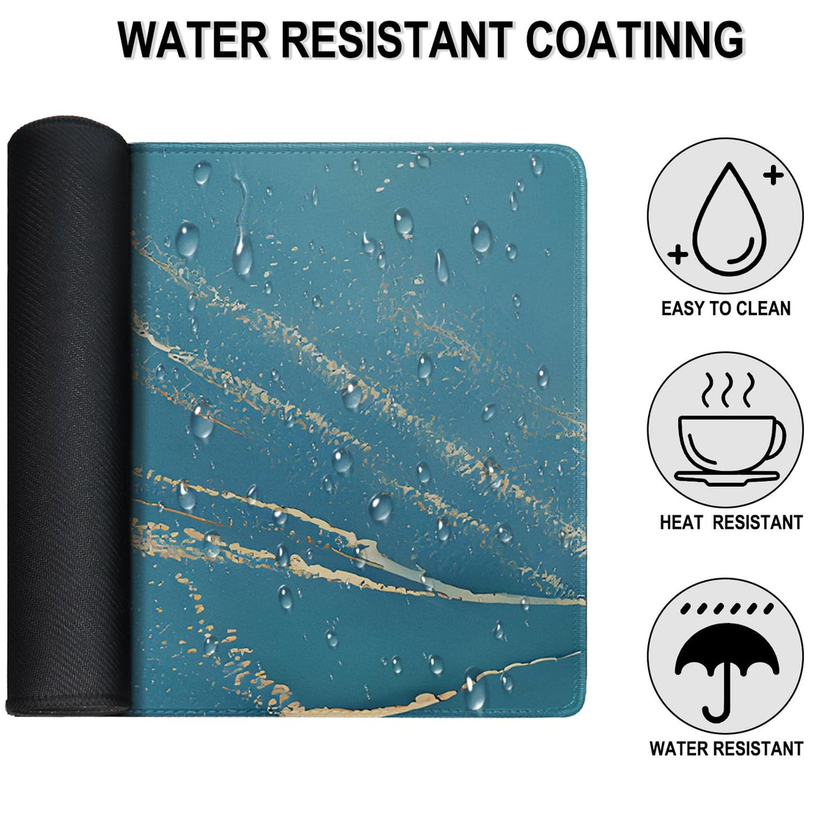 Large Gaming Mouse Pad, 31.5" x15.7" Large Mat with Superior Micro-Weave Cloth, Water Resist