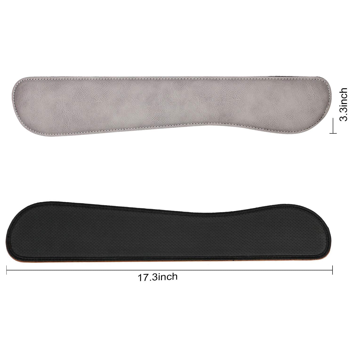 RICHEN Ergonomic PU Leather Keyboard Wrist Rest and Mouse Pad with Wrist Support, Memory Foam Set