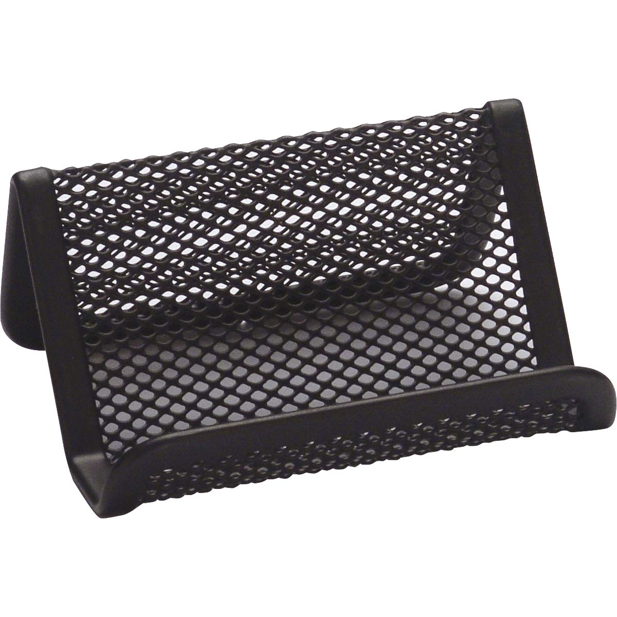 Business Card Rack Q-CONNECT Metal Black/Small Office Accessories/Type-Desktop/Kind-for Business