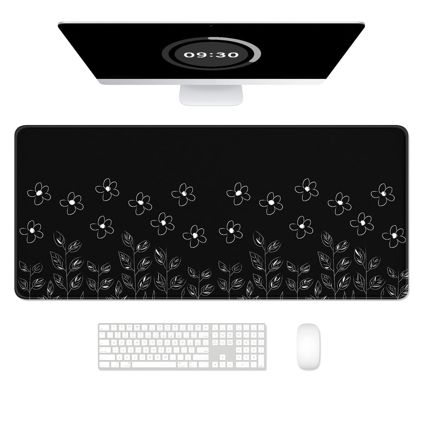 Auhoahsil Desk Mat, Ultra Large Mouse Pad, XXL Gaming Mousepad, Pretty Desk Pad, Big Extended Full