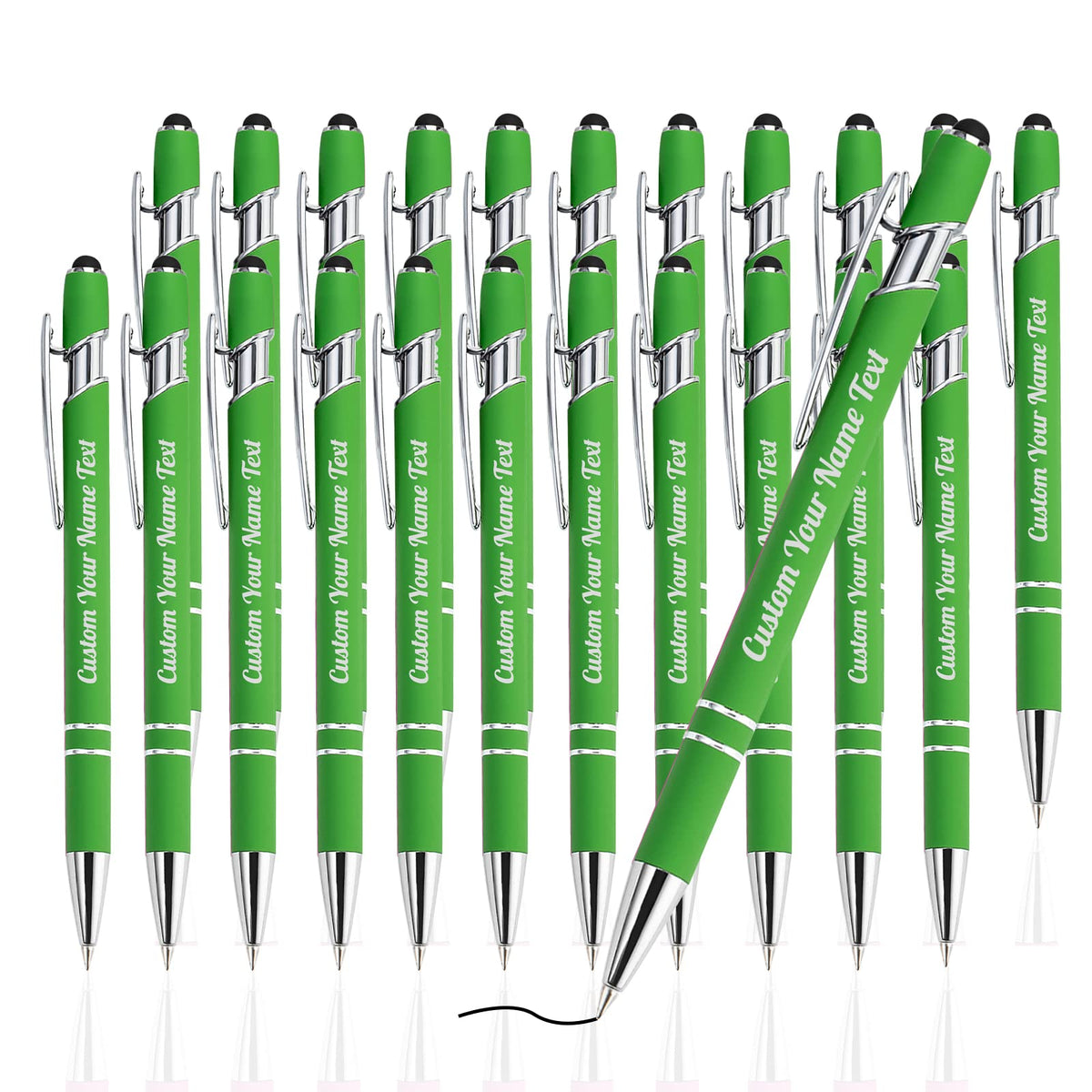 Westpearl Personalized Pen24pcs Bulk,Custom Ballpoint Pens with Engraved Business Name Message