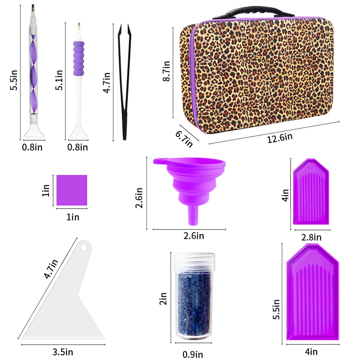ZORETCO Diamond Art Storage - 120 Containers Diamond Art Kits for Adults