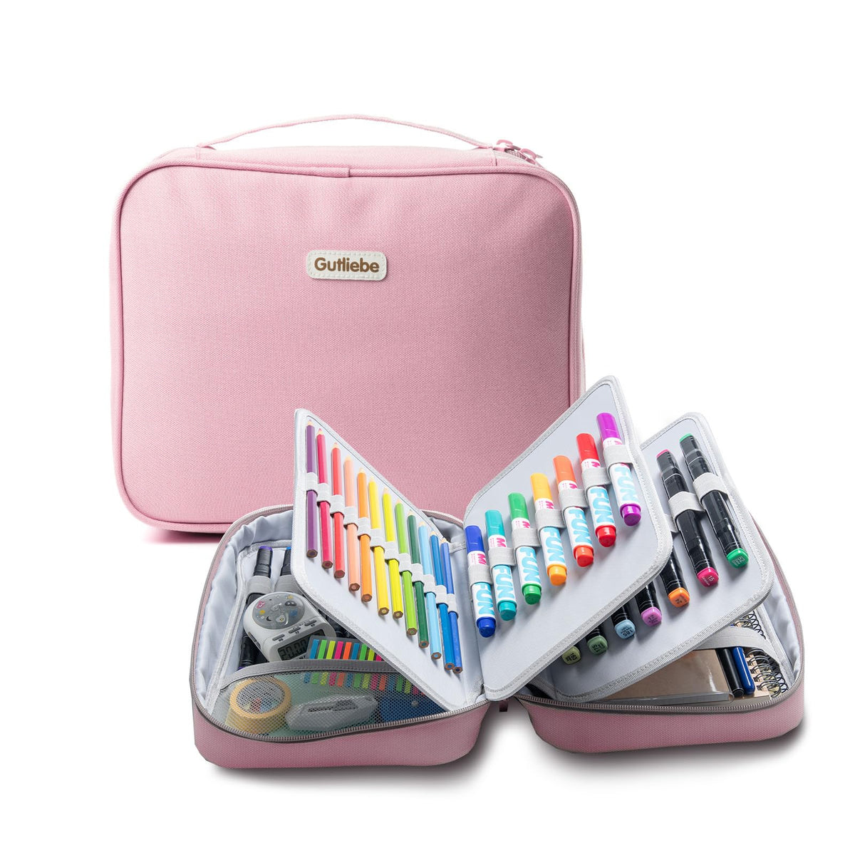 Gutliebe Large Pencil Case Organizer, XXL Marker Case Extra Big Capacity Multi-Functional