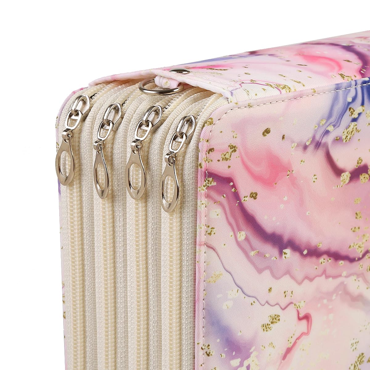 Lbxgap 216 Slots Pencil Case Organizer w/Removal Handle Strap