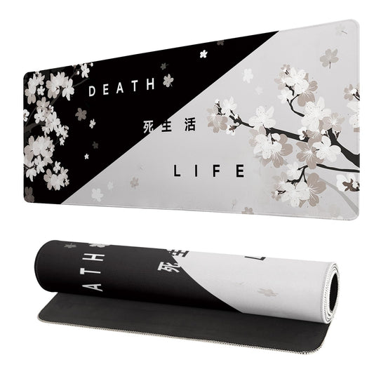 Extended Gaming Mouse Pad, Large Gaming Mouse Waterproof with Stitched Edges, Non-Slip Desktop Pad
