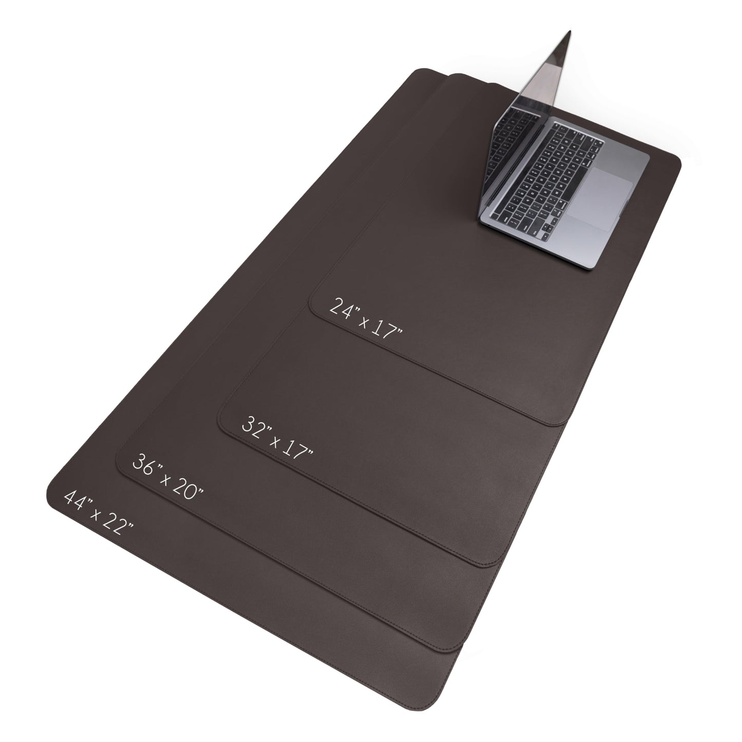 Vine Creations Leather Desk Mat Large 36" x 20", Desk Protector Mat, PU Leather Desk Pad, Non-Slip