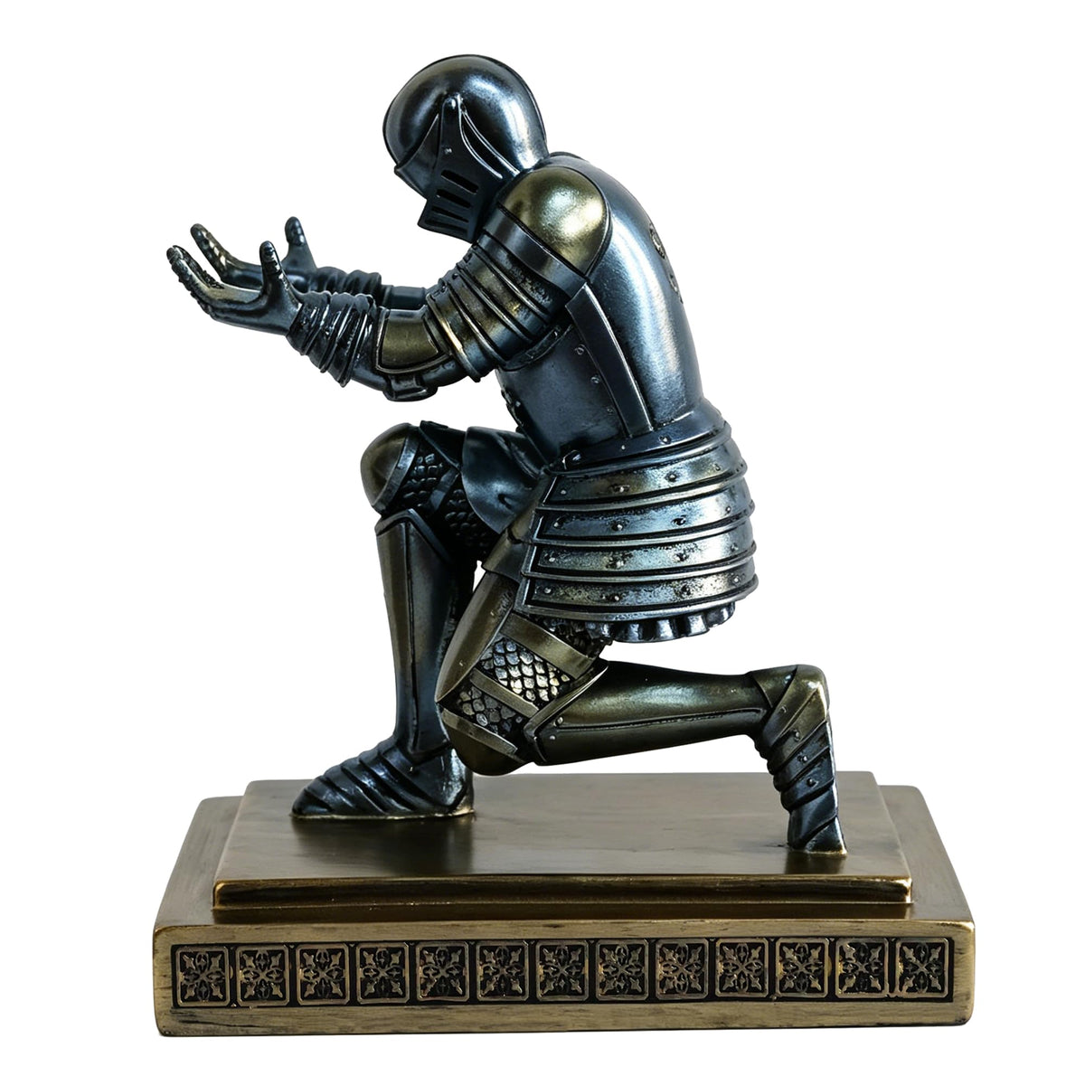 Soldier Executive Knight Pen Holder Personalized Desk Organizers Blue
