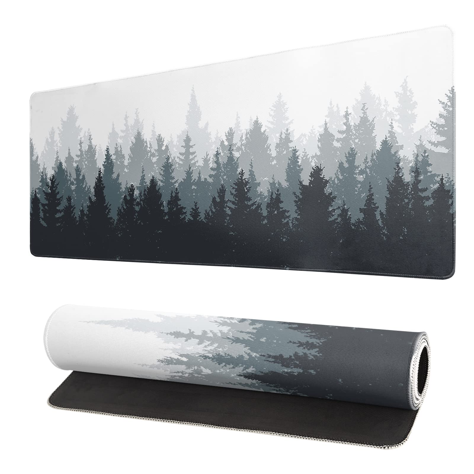 Desk Mat,Large Mouse Pad 31.5x11.8 Inch XL Extended Gaming Mouse Pad Mat with Non-Slip Base