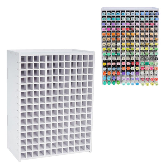 SANFURNEY Marker Organizer for 180 Markers, Desktop Storage Rack