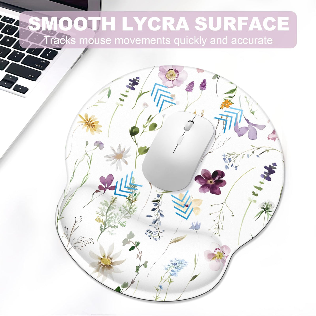 Ergonomic Mouse Pad with Wrist Rest and Keyboard Wrist Rest, Mousepad