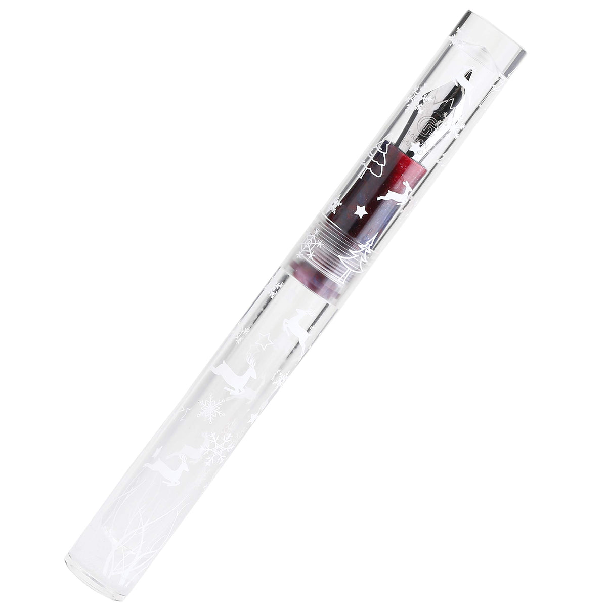 erofa C1 Snowflake Eyedropper Fountain Pen Extra Fine Nib, Double Ink Filling System with Original