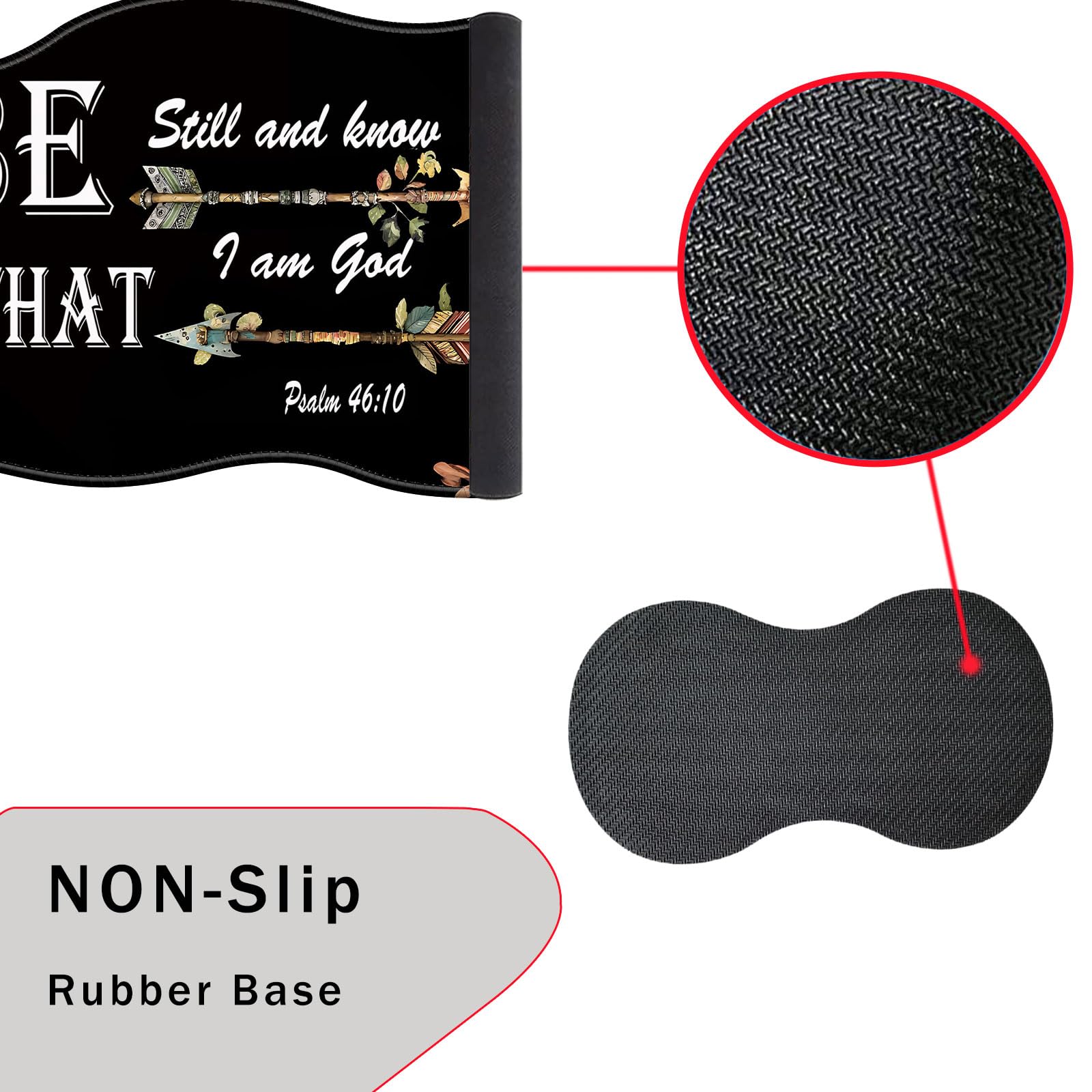 CICPLKSE Mouse Pad with Wrist Support + Desk Mat + Coaster 3 in 1 Set, XXL Large Gaming Mousepad