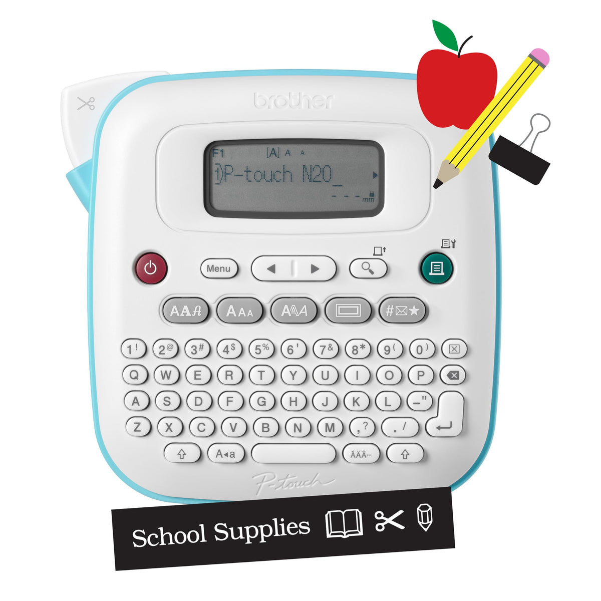 Brother P-Touch PT-N20 Personal Desktop Label Maker, Portable, Handheld and Prints, P-Touch Btag