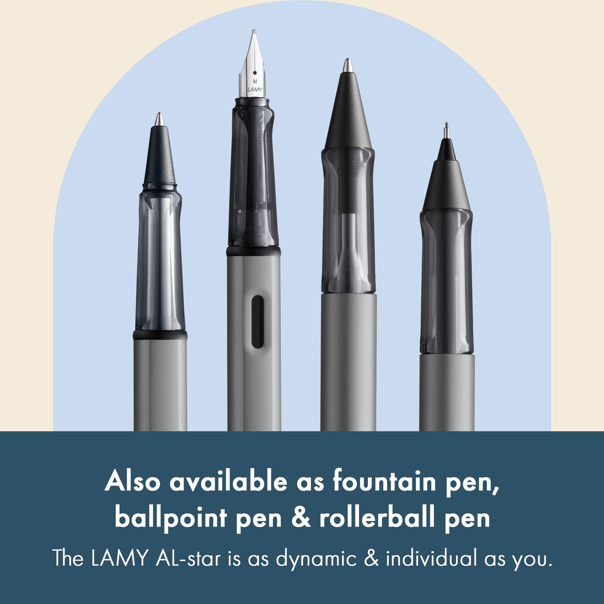 LAMY AL-star graphite - Mechanical Pencil with transparent, ergonomic grip & lightweight aluminum