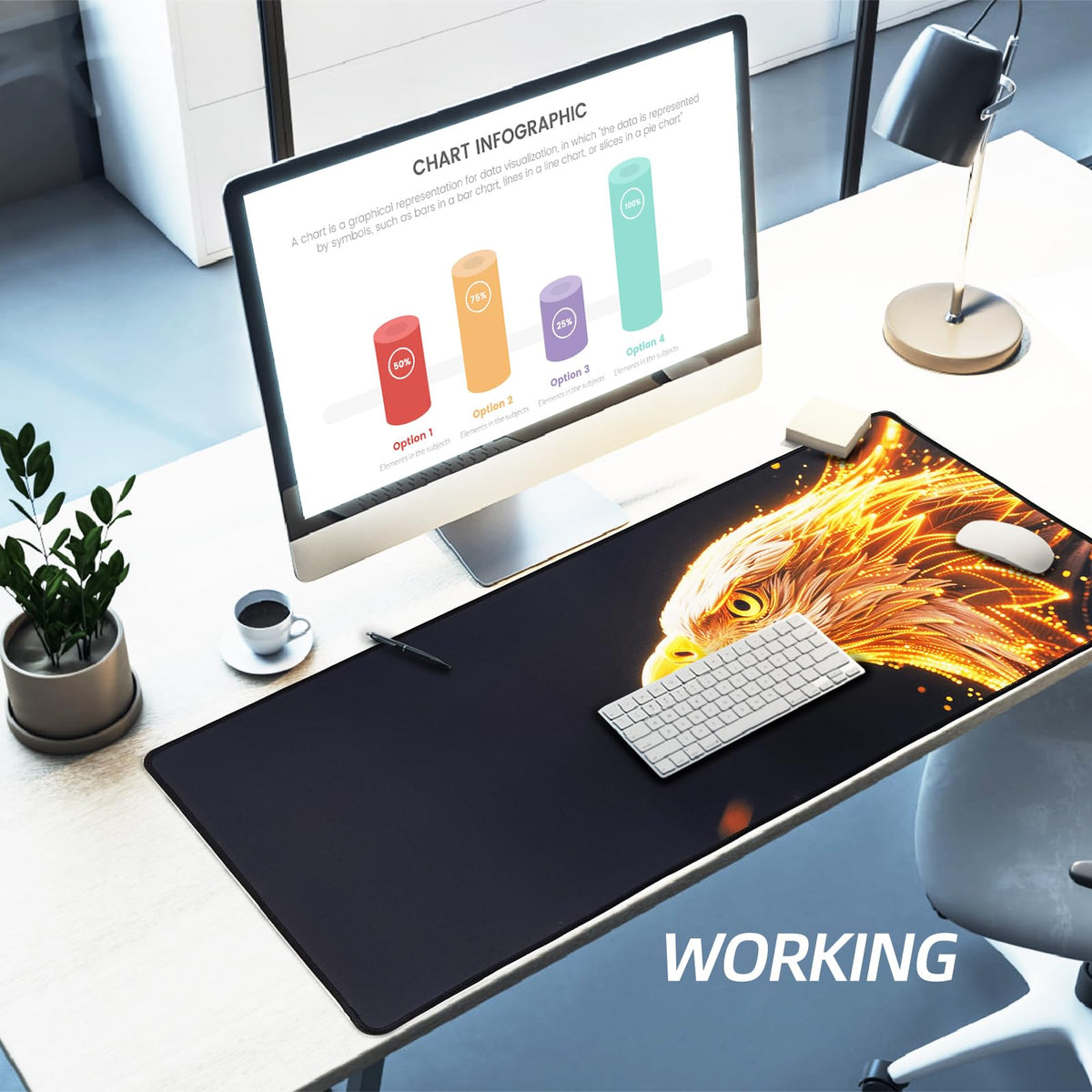 Cmhoo XXL Gaming Mouse Pad 35.4x15.7 Professional Large Mouse Pad & Computer Game Mouse Mat-90x40