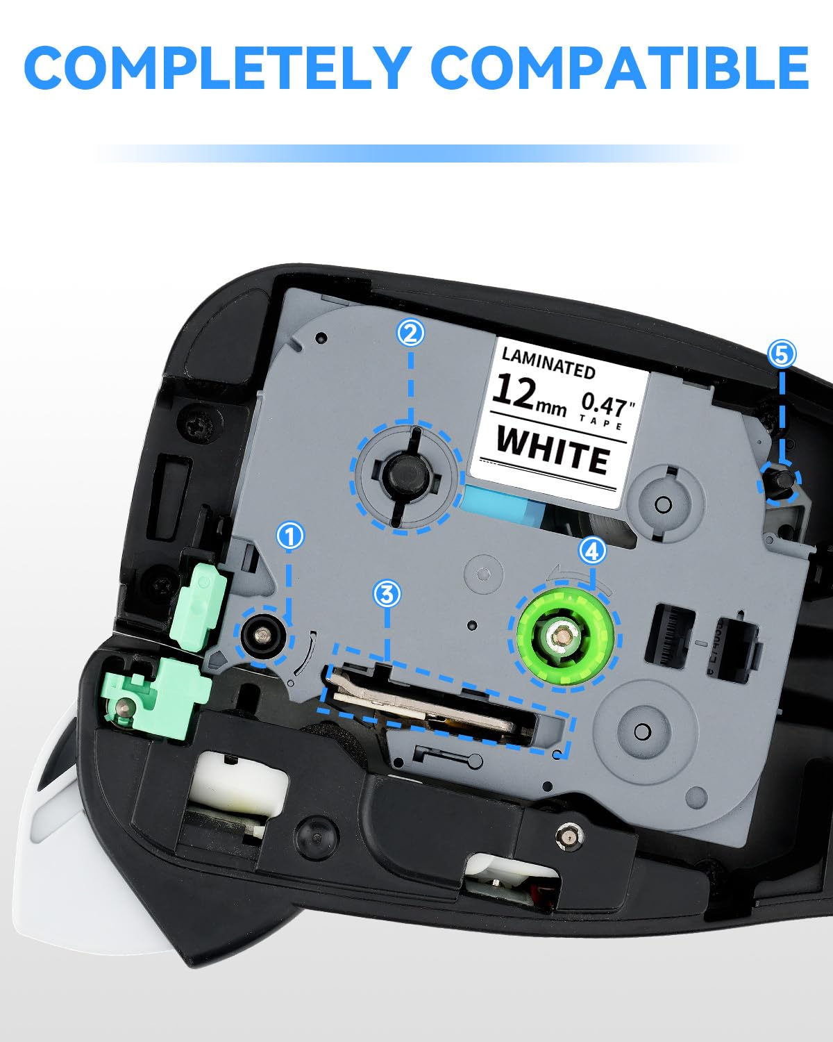 UniPlus Compatible for P Touch TZ Label Tape TZe-231 131 431 531 631 731