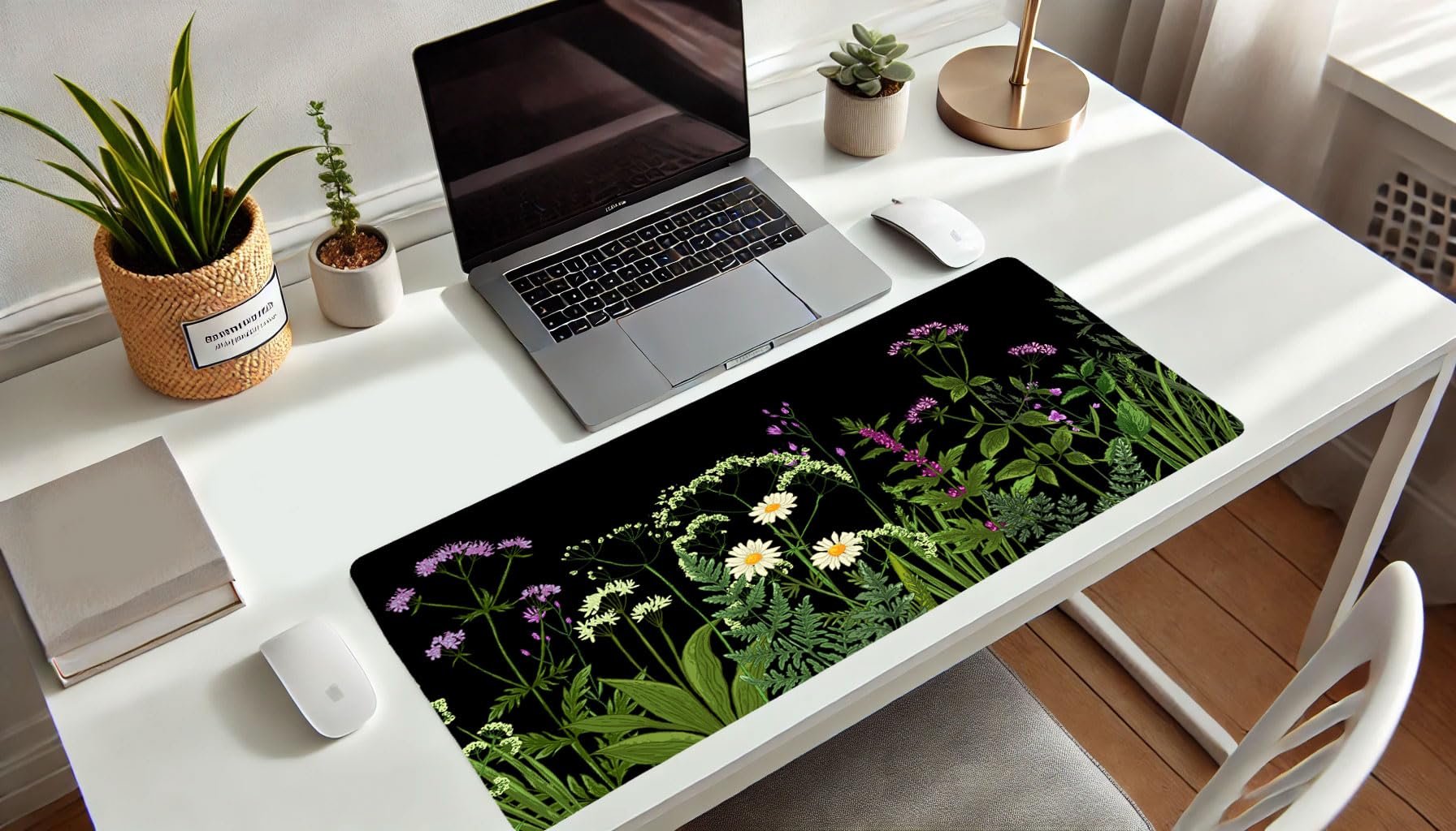 French KOKO Desk Mat, Large Desk Pad Large Mouse Pad Cute Desk Accessories Home Office Essentials