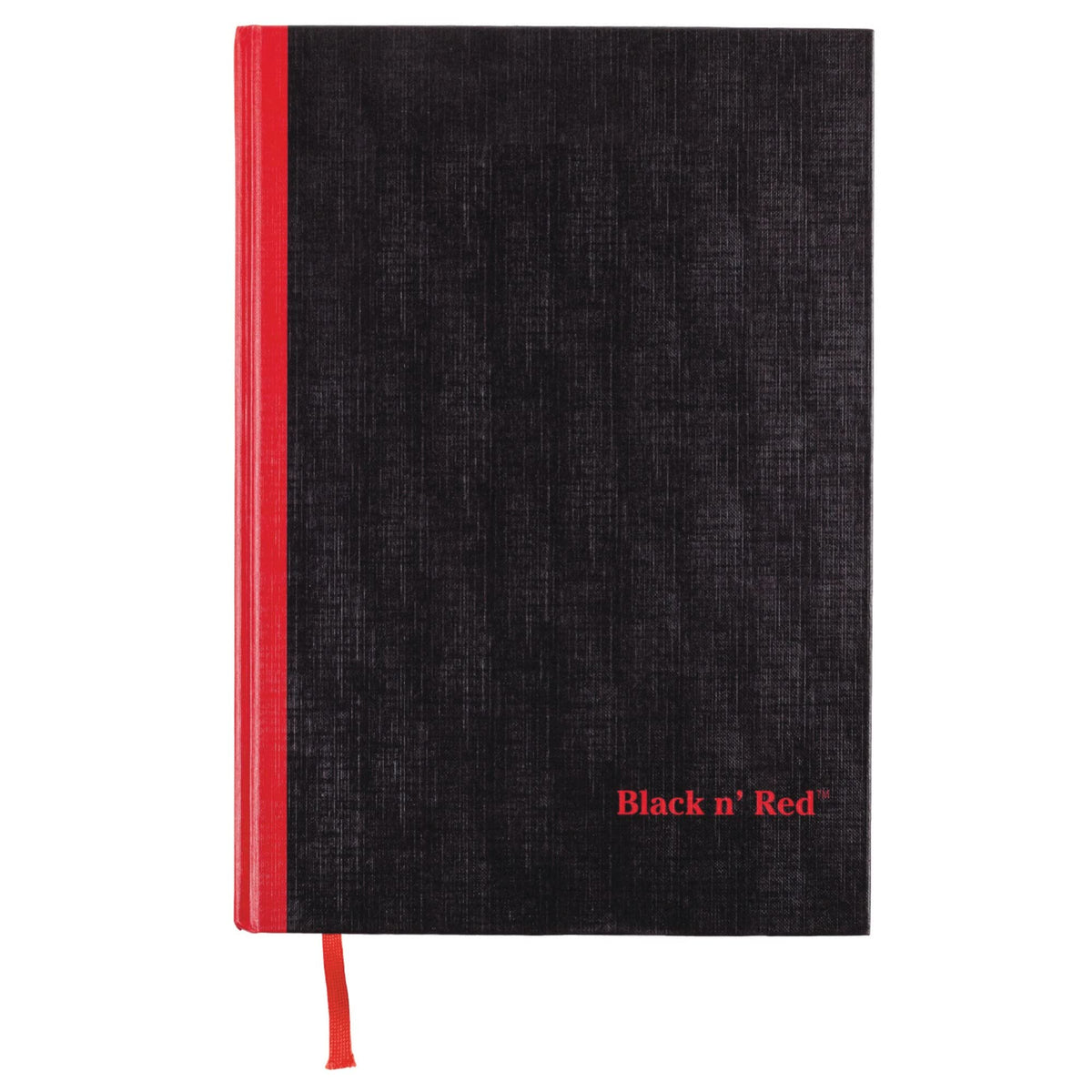 Black n' Red Notebook, Business Journal, 11-3/4" x 8-1/4", 96 Sheets, Ruled, Optik Paper