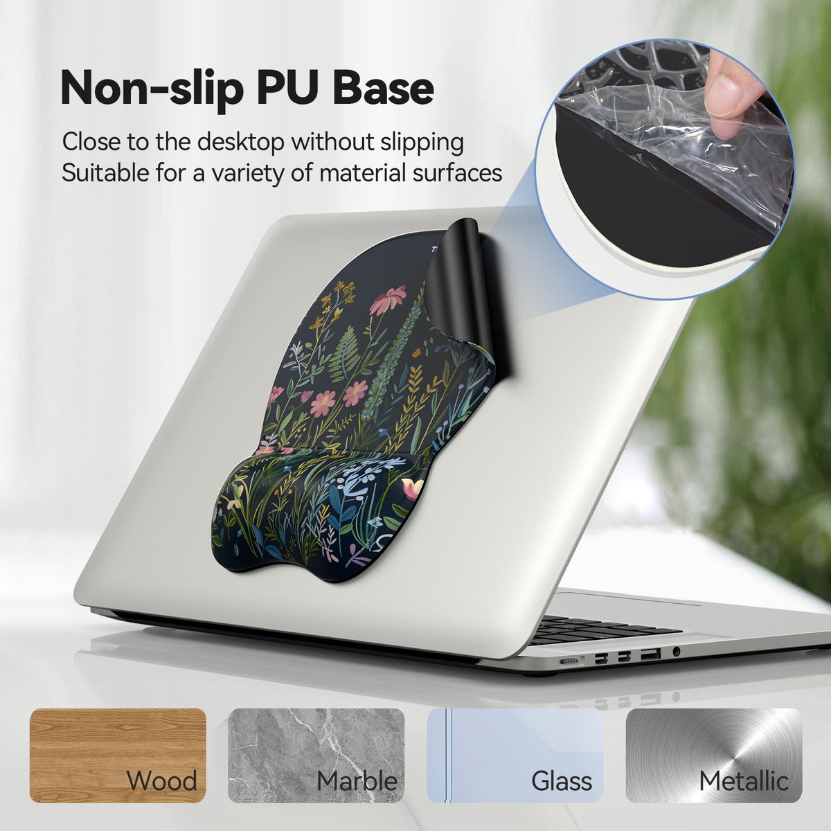 TECKNET Gel Ergonomic Mouse Pad & Keyboard Wrist Rest & Coaster