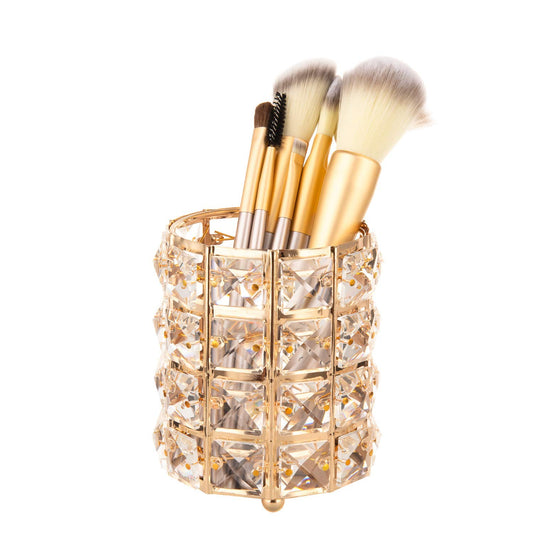 Nipole Pen Pencil Container Holder Office Desk Accessories Container Make Up Brushed Storage Box