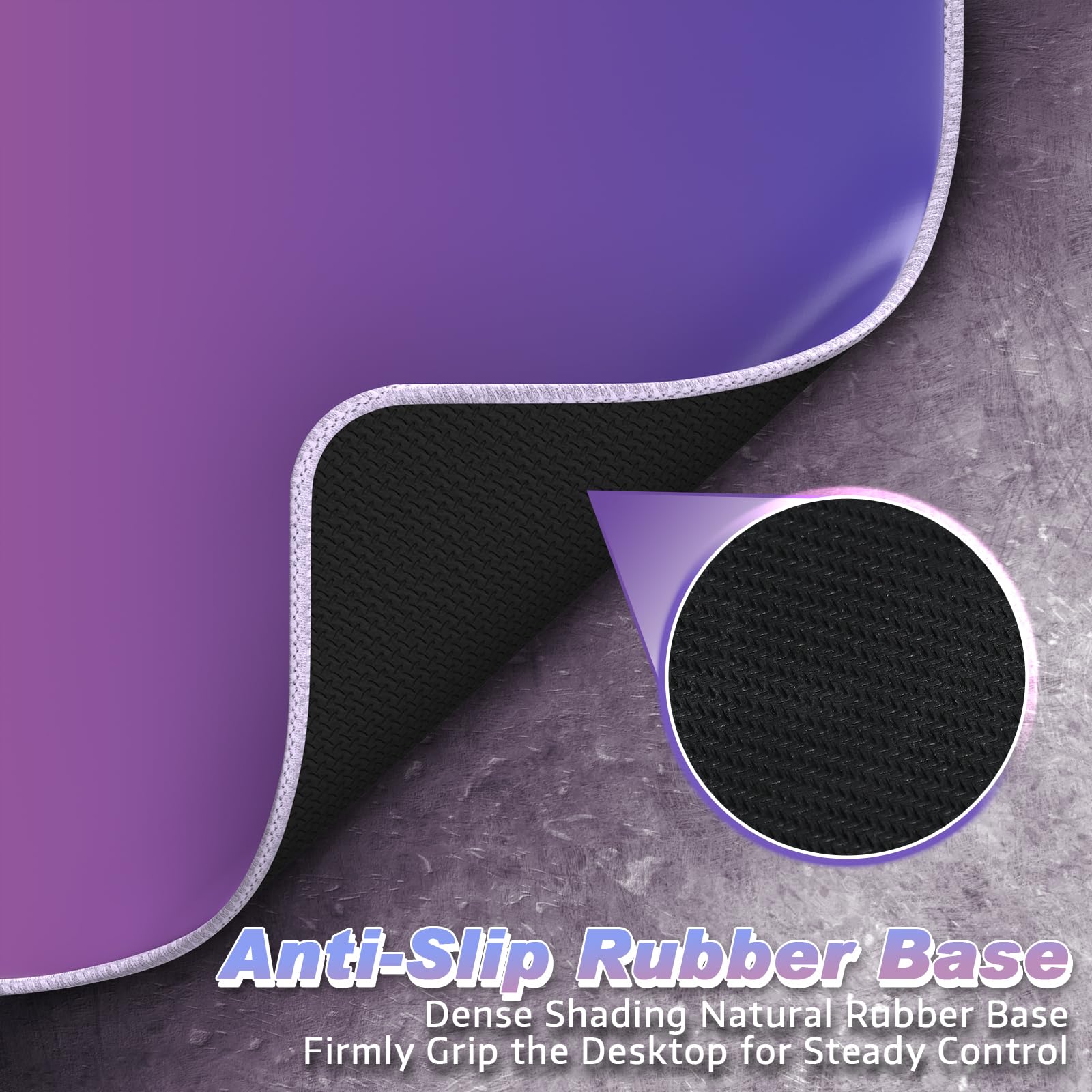 ATTACK SHARK CM03 Pro Gaming Mouse Pad for Esports Speed Waterproof Surface Stitched Edges and