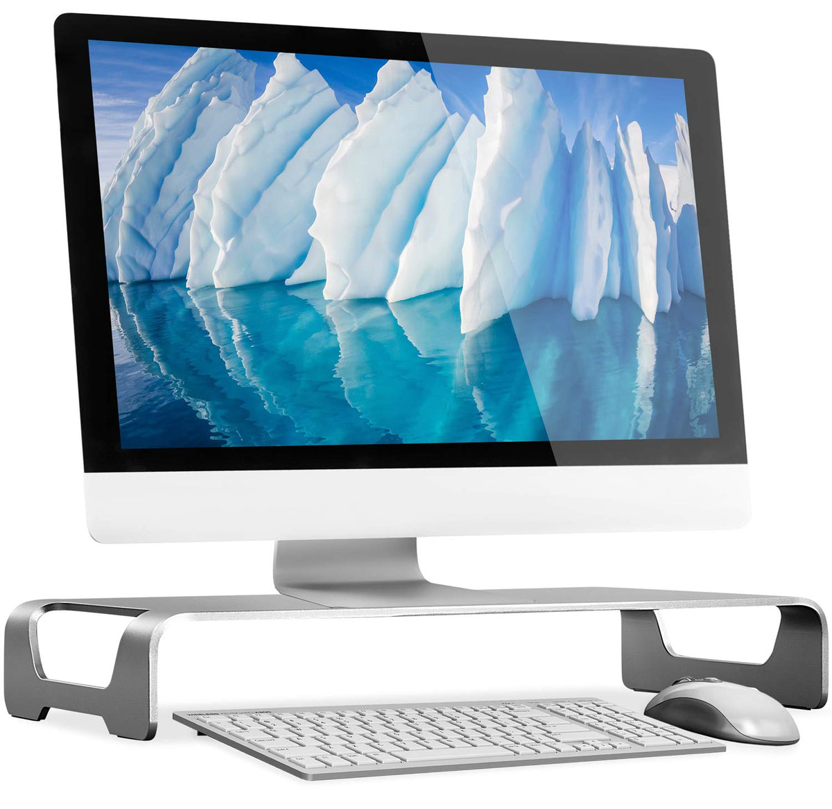 Mount-It! Aluminum 15.7" Monitor Stand for iMac