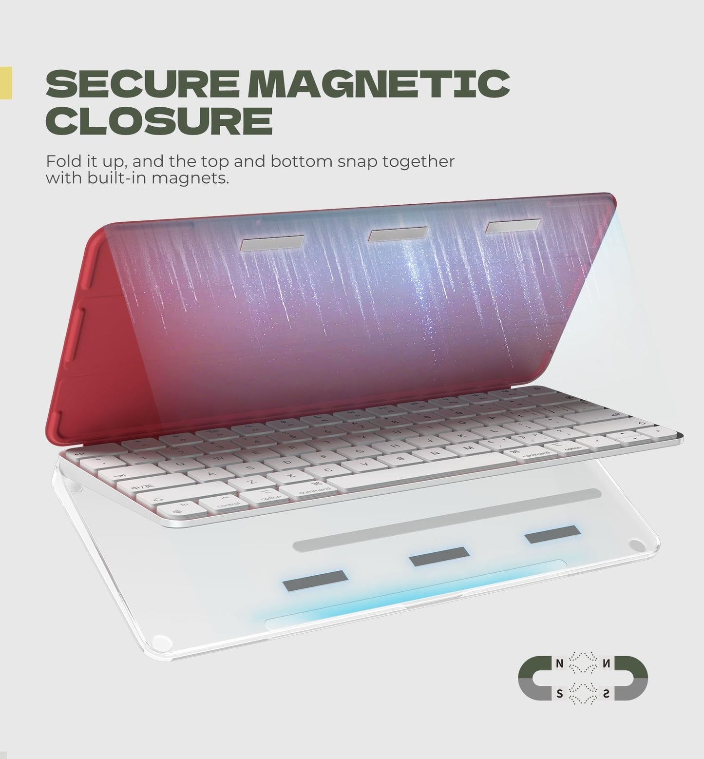 Dexnor Case for Apple Magic Keyboard with Touch ID/Lock Key 2021/2029