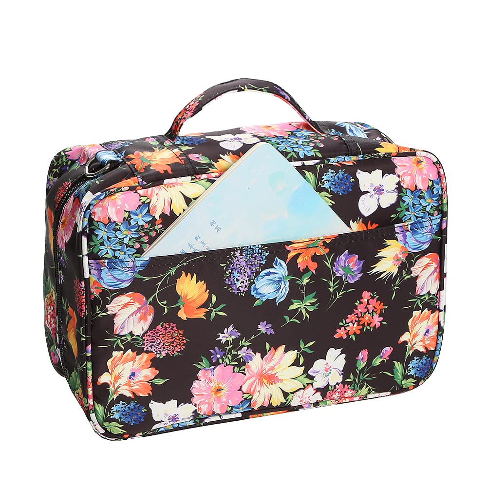 Lbxgap 420 Slots Colored Pencil Case w/Handle & Shoulder Strap