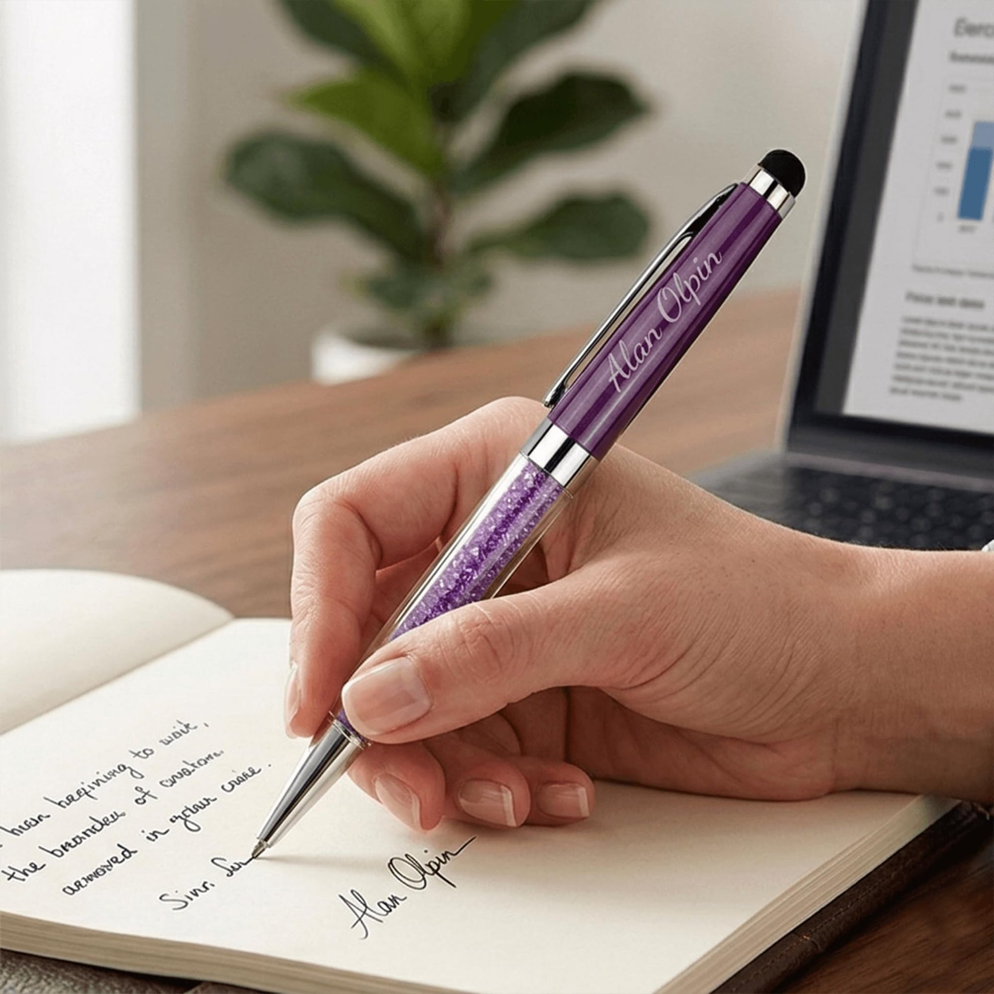 Yastar Custom Ballpoint Pens, Nice Gift for Graduation, Anniversary, Office
