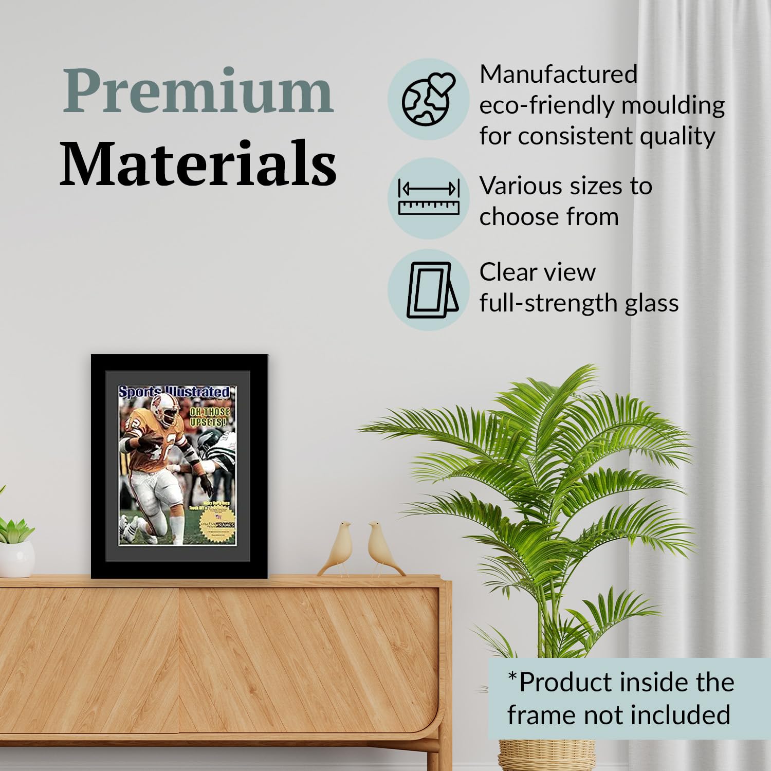 Creative Picture Frames 8" x 10.75" Sports Illustrated Magazine Display Frame, Suitable for